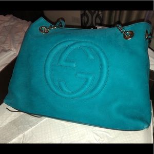 Authentic Gucci Soho Purse*** Turquoise